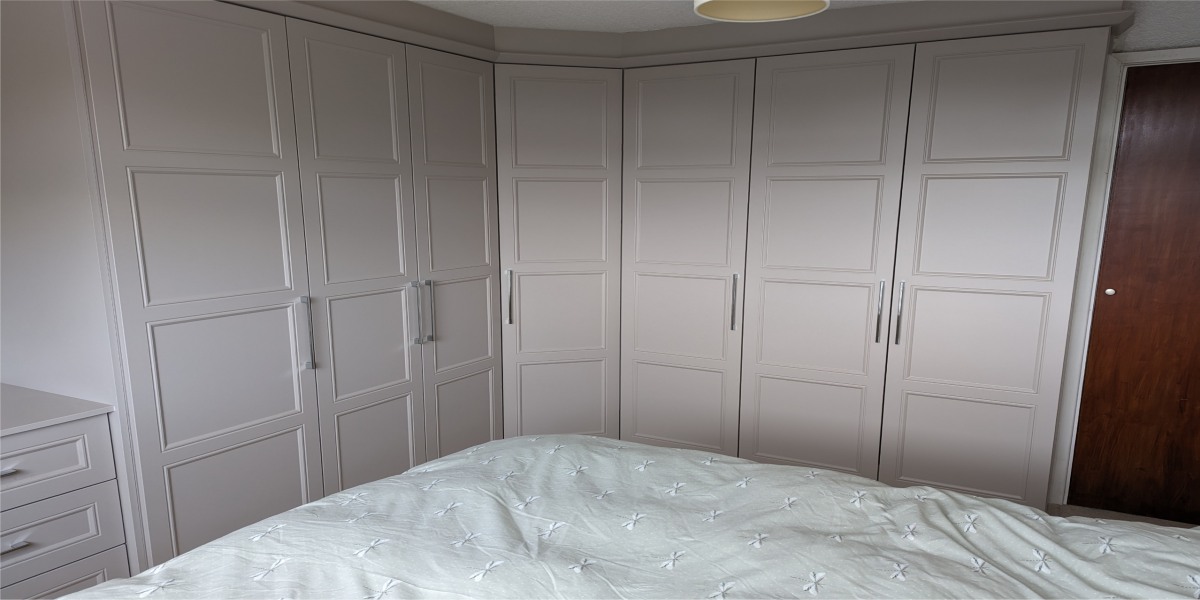 Cairo Traditional 4 Panel Cashmere bedroom in Tameside